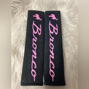 Bronco seatbelt cover